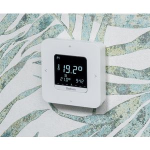 Digitale klokthermostaat weekprogramma batterij app bediening Set1