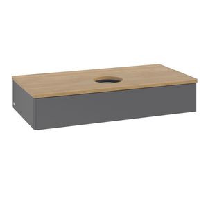 Wastafelonderkast Antao 1000x190x500mm Antr. Matt Lacquer L09011GK