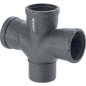 Silent-Pro PP-MX stroom T-stuk 87,5° dubbel 90mm 3x mof/spie