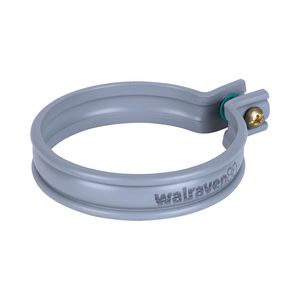 HWA ophangbeugel PVC grijs Ø80mm B-model excl. muurpen / klemnok