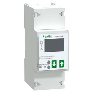 Act9 iEM2455 Enkelfase 100A MID Modbus 2DO LCD display