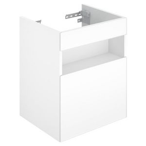 Ondbw.kast 1-deur aansl. links 460x625x380mm inox/inox