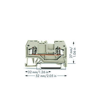 2-draads rijgklem 1,5mm² Ex e II 279-992 VVE=100