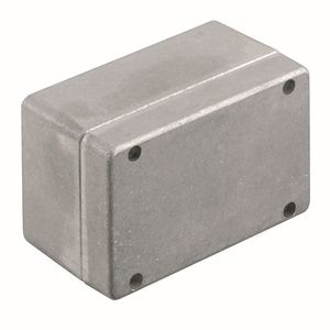Schakelkast leeg aluminium 130x82x72mm onbehandeld