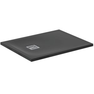 Douchebak Rechthoekig 900x700x30mm Zwart Ultra Flat S +