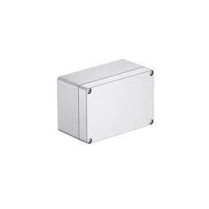 Aluminium kabeldoos coatbaar oppervlak 125x80x57 aluminium