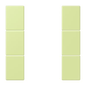 Tastafdekking F50 3-voudig compleet LC32053 KNX