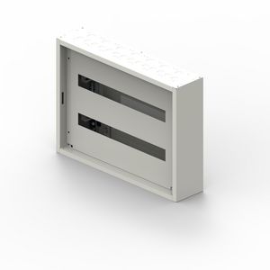 Groepenkast leeg opbouw 2x24 modulen XL3 S 160