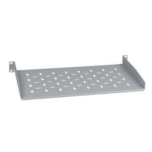 Vast legbord 19" 1HE 250mm Maximale belasting 15kg RAL7035