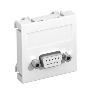 Draagplaat D-Sub9 connector schroefaansl. 45x45mm 6104634