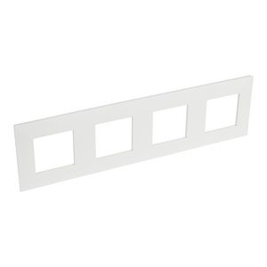 Afdekraam 4 mechanisme horizontaal/verticaal wit Valena Next