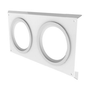 Muurplaat Flexline 80-80 120x240mm met ringen