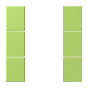 Tastafdekking F50 3-voudig compleet LC32052 KNX