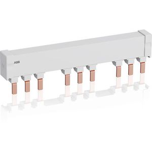 Verzamelrail 3-fase voor 3 MS165 met 2 HK/SK Ie=125A