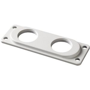 Kunststof B-flens voor 2xM25
