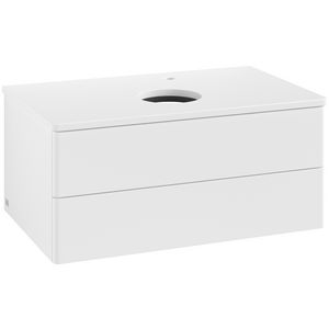 Wastafelonderkast Antao 800x360x500mm White Matt Lacquer L19050MT