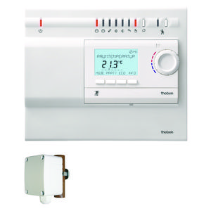 Digitale mengklep-regeling 7 dagen boilerwaterreg. 1 voeler