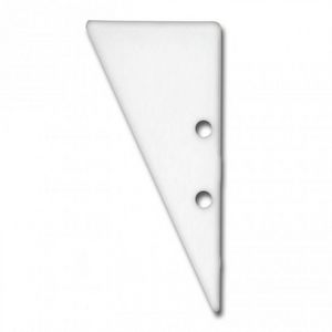 Eindkap E91 voor profiel VA3 incl. schroeven alu RAL9003