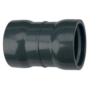 Overschuifmof manchet PVC druk 40mm PN10 grijs