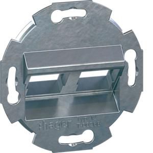 Draagplaat 2V 45gr COMMSCOPE SYSTIMAX GigaSPEED X10D