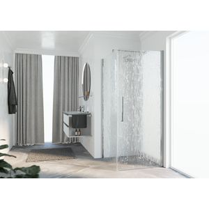 Zijwand Y2FG 1010-1030x2000mm chroom aqua