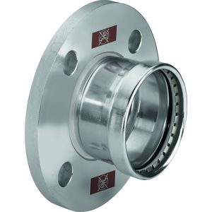 Flensovergang TEMPONOX persaansluiting RVS 76,1mm 1759.1XL