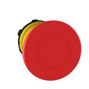 Kop 40mm noodstop 22mm Druk/trekontgrendeling Rood