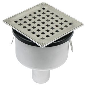 Vloerp tbv tegelvloer RVS304 Domestic 145x145xou50mm