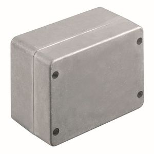 Schakelkast leeg aluminium 170x130x90mm onbehandeld
