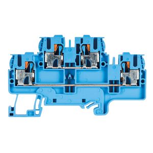 Verbindingsrijgklem etageklem WTP 2,5/4 e blau VVE=100