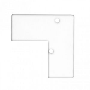 Eindkap E93 voor profiel VA5 incl. schroeven alu RAL9003