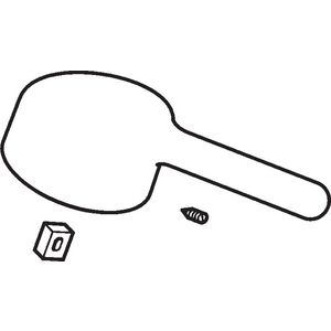 Bedieningshendel chroom 59914072