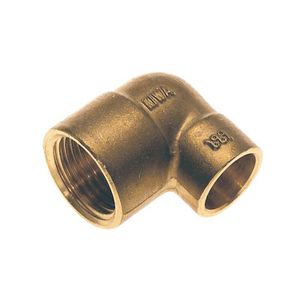 Schroefbus haaks messing soldeer 15x1/2"bn lang KIWA/Gastec