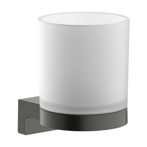 AddStoris S drinkbeker Brushed Black Chrome