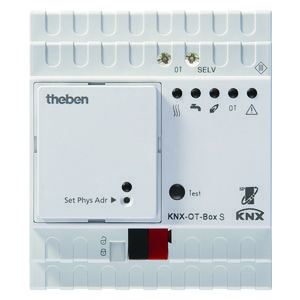 Interface KNX voor connectie van KNX-ruimteregelaars OT