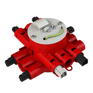 Stekerbare centraaldoos BW geschakeld lichtpunt CHS75-G5