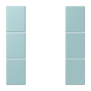 Tastafdekking F50 3-voudig compleet LC32033 KNX