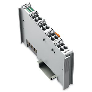 8-kanaals digitale uitgang DC 24V 0,5A lichtgrijs