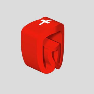 Kabelcoderingsyst. rood O.D.2.5-5mm PVC sof VVE=200