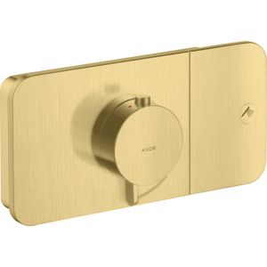 Inbouwmengkraan AXOR One thermostaatmodule 1F Brushed Brass