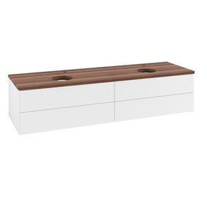 Wastafelonderkast Antao 1600x360x500mm White Matt Lacquer K28152MT