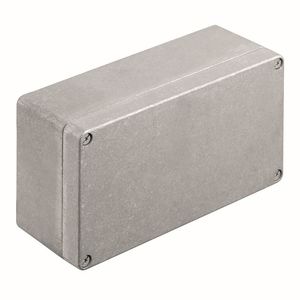 Schakelkast leeg aluminium 220x120x81mm onbehandeld