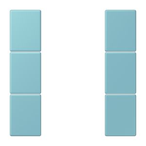 Tastafdekking F50 3-voudig compleet LC32032 KNX