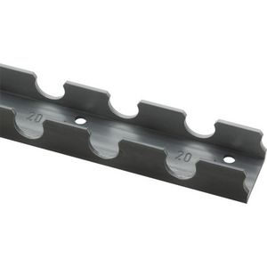 Klemrail 25 kunststof/zwart VVE=20