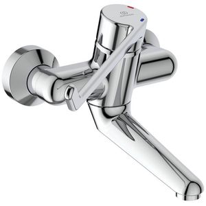 Ceraplus wandmengkraan sprong 150mm chroom hendel 230mm incl. s-koppeling