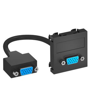 Draagplaat VGA met kabel connector-connector 45x45mm
