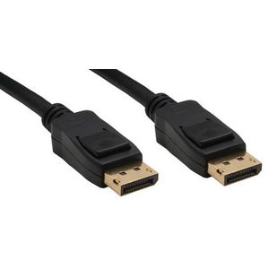 Display port kabel male/male 10m zwart