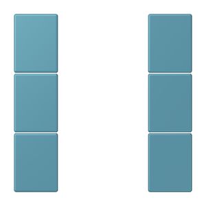 Tastafdekking F50 3-voudig compleet LC32031 KNX