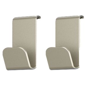 Set a 2st. Ophanghaakjes E-Comfort Onsen/Silk metaal grijs