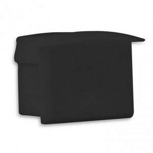 Eindkap E7B voor profiel PL3 zwart